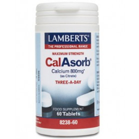 CalAsorb 60 tabs. Calcio 800 mg. (como Citrato)