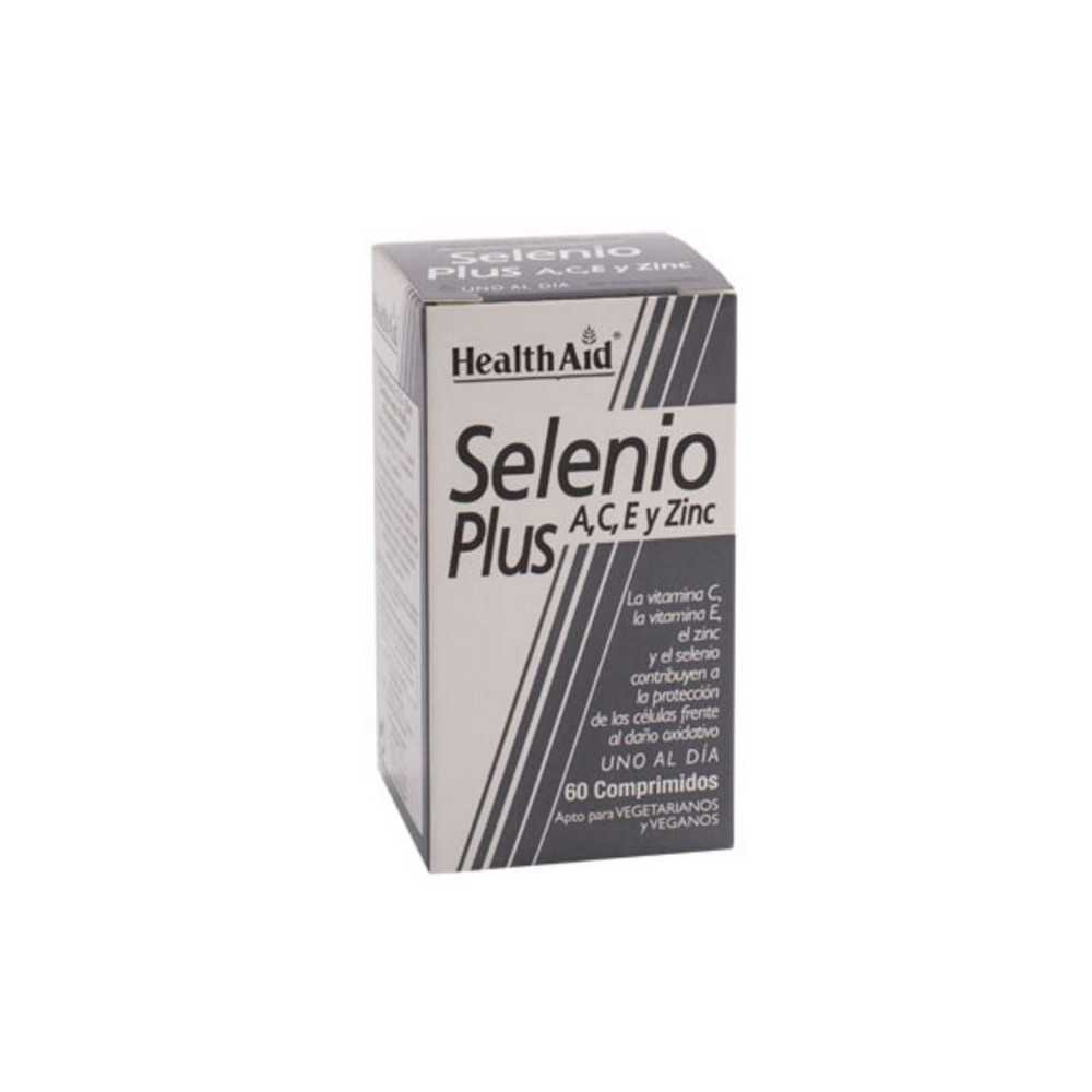 Selenio Plus. Con vit. ACE y Zn 60 comp. HealthAid Selenio Plus. Con vit. ACE y Zn 60 comp. HealthAid