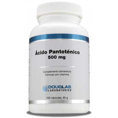 Ácido Pantoténico 500 mg. 100 cápsulas