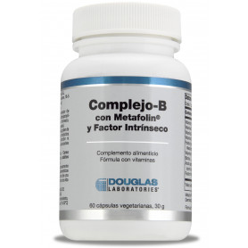 B-complejo con Metafolin + Factor intrínseco 60 cáps. Vegetales