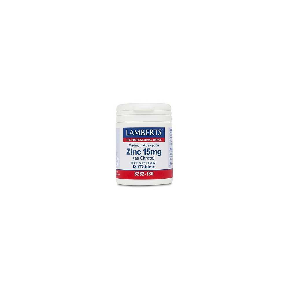 Zinc 15mg (como Citrato) Zinc 15mg (como Citrato)