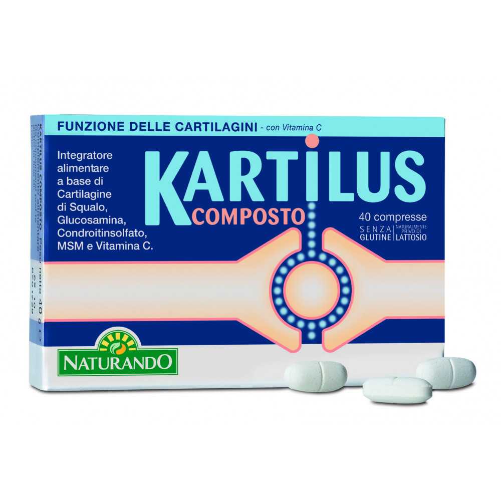 Kartilus Composto 40 comprimidos. Naturando Kartilus Composto 40 comprimidos. Naturando