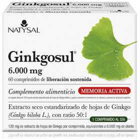 Ginkgosul® 60 Cápsulas. Natysal