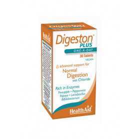 Digeston Plus con probióticos 30 comp. HealthAid.