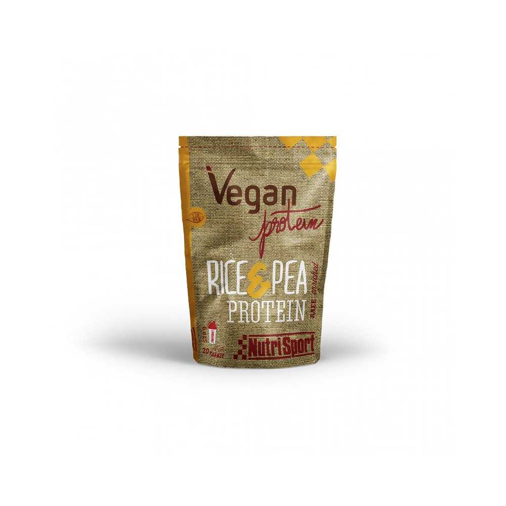 Nutrisport Proteina Vegana - Guisante y Arroz 520 gr. Nutrisport Proteina Vegana - Guisante y Arroz 520 gr.
