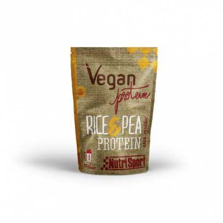 Nutrisport Proteina Vegana - Guisante y Arroz 520 gr.