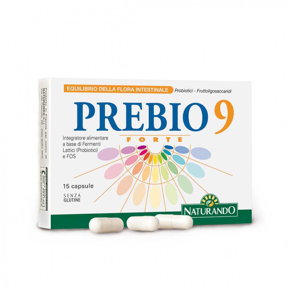 Naturando Prebio 9 Forte 15 cápsulas Naturando Prebio 9 Forte 15 cápsulas