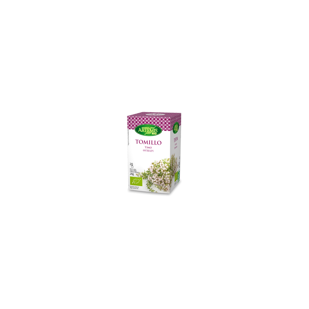 Infusión de Tomillo 20 bolsitas. Artemis BIO Infusión de Tomillo 20 bolsitas. Artemis BIO