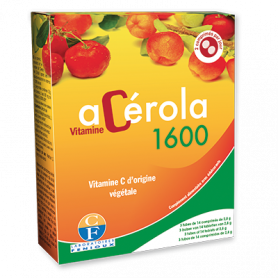 Acerola 1600 x 3 tubos (42 comprimidos). Fenioux