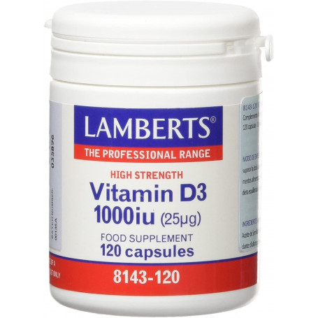Vitamina D 1.000 ui 120 cápsulas