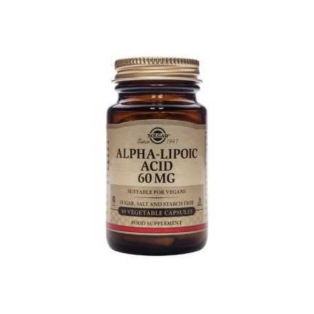 Solgar Acido Alfa Lipoico 60mg. 30vegicaps