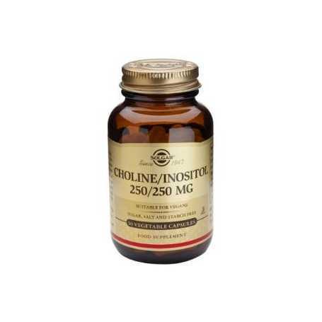 Solgar Colina Inositol 250/250mg. 50cap