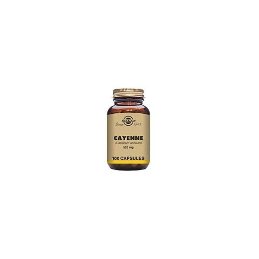 Solgar Cayena (cayenne)(capsicum Frutesc) 520mg 100v Solgar Cayena (cayenne)(capsicum Frutesc) 520mg 100v