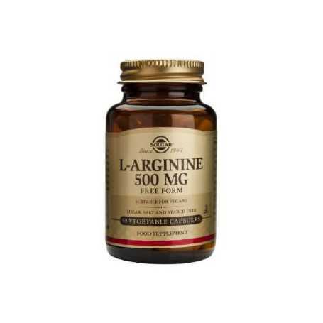 Solgar L-arginina 500mg. 50vegicaps