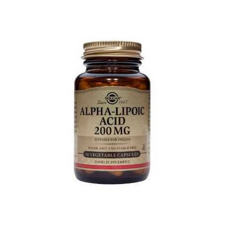 Solgar Acido Alfa Lipoico 200mg. 50vegicaps