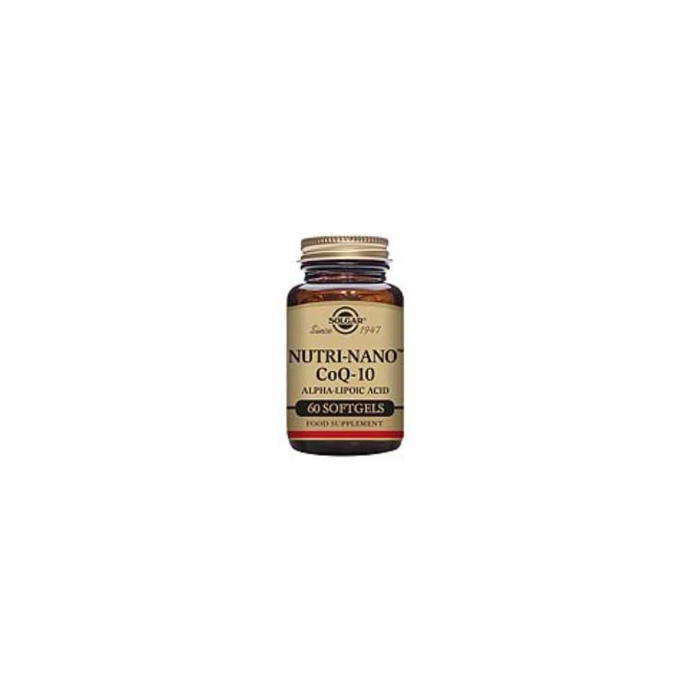 Solgar Nutri-nano Coenzima Q10 Con Ac.alfa Lipoico 60per Solgar Nutri-nano Coenzima Q10 Con Ac.alfa Lipoico 60per