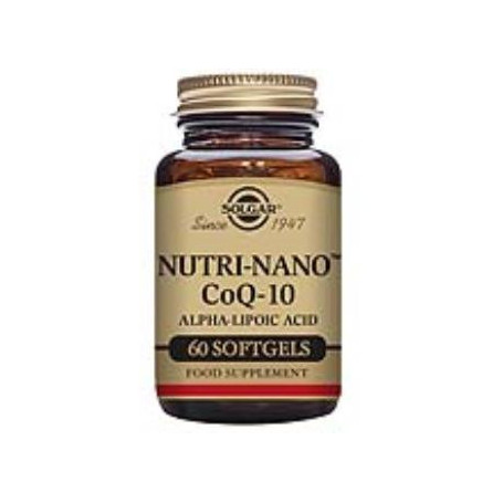 Solgar Nutri-nano Coenzima Q10 Con Ac.alfa Lipoico 60per