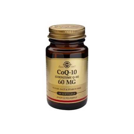 Solgar Coenzima Q10 60mg. En Aceite 30cap.blandas