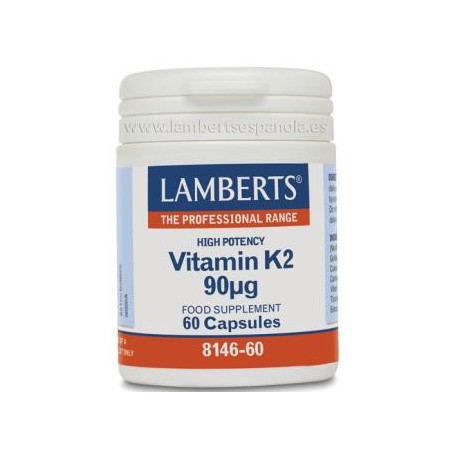 Vitamina K 90 mcg. 60 comprimidos. Lamberts
