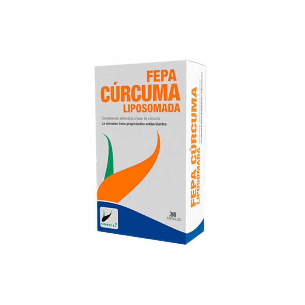 Fepa - Cúrcuma Liposomada 450 mg. 20 cápsulas. Fepadiet Fepa - Cúrcuma Liposomada 450 mg. 20 cápsulas. Fepadiet