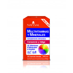Natysal Multivitaminas y Minerales 30 comprimidos (uno al día)