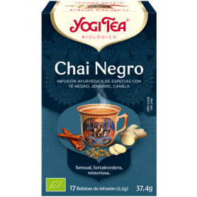 Yogi Tea Chai Negro, 17 bolsitas de infusiones Bio.