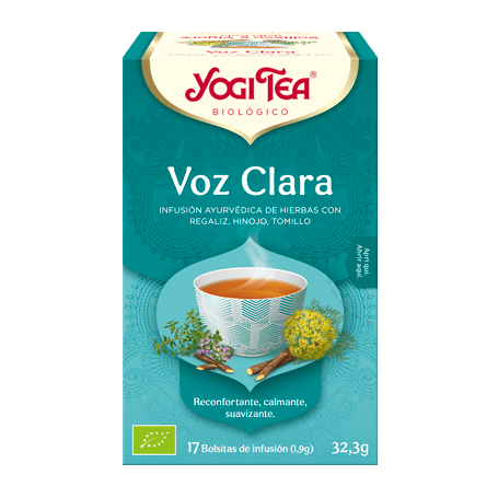 Yogi Tea Voz Sana, 17 bolsitas de infusiones Bio.