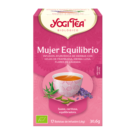 Yogi Tea Mujer Equilibrio, 17 bolsitas de infusiones Bio