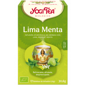 Yogi Tea Lima Menta, 17 bolsitas de infusiones Bio.