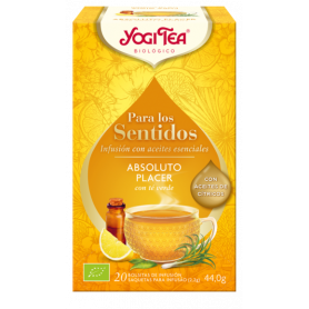 Yogi Tea Sentidos Placer Absoluto, 17 bolsitas de infusiones Bio.