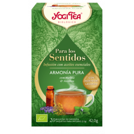 Yogi Tea Sentidos Pura Armonia, 17 bolsitas de infusiones Bio.