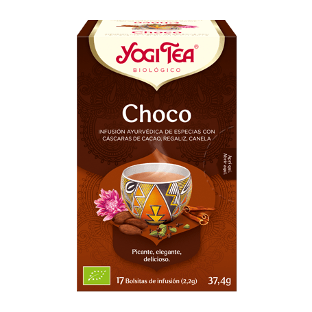 Yogi Tea Chocolate, 17 bolsitas de infusiones Bio.