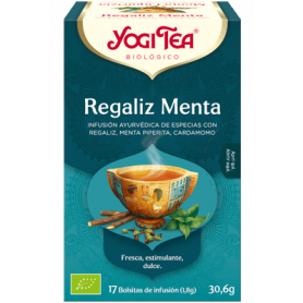 Yogi Tea Regaliz Menta, 17 bolsitas de infusiones Bio.