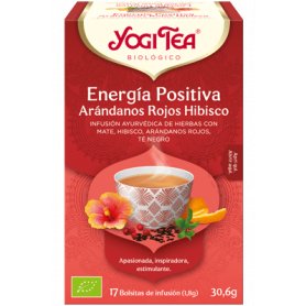 Yogi Tea Energía Positiva, 17 bolsitas de infusiones Bio.