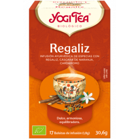 Yogi Tea Regaliz, 17 bolsitas de infusiones Bio.