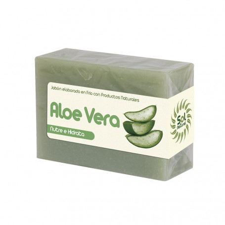 Jabon Natural de Aloe Vera 100 gramos. Solnatural