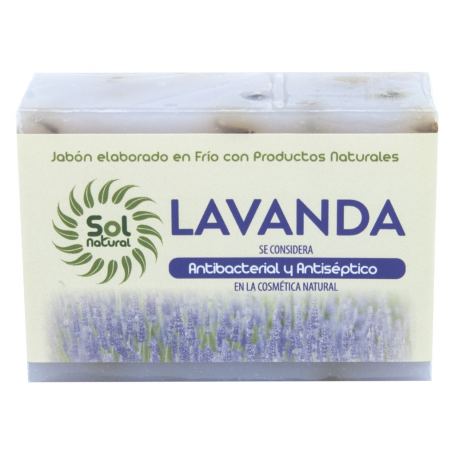 Jabón Natural de Lavanda 100 gramos. Solnatural