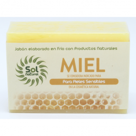 Jabón Natural de Miel 100 gramos. Solnatural