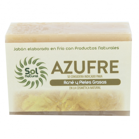 Jabón Natural de Azufre 100 gramos. Solnatural