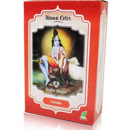 Henna Color Caoba Natural Polvo 100 gr. Radhe Shyam