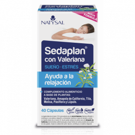 Natysal Sedaplan con Valeriana 40 Cápsulas (nueva formula)