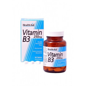 Vitamina B3 (Niacinamida) 250mg. LP 90 compr. HealthAid