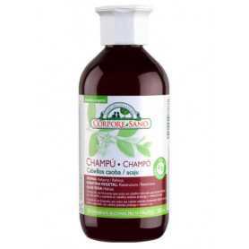 Champú Cabellos Caoba 300 ml. Henna, Keratina Vegetal Y Aloe Vera. Corpore Sano