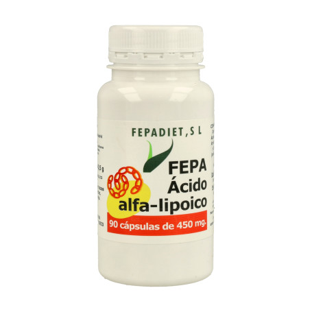 Fepa - Acido Alfa Lipoico 450mg. 90 cápsulas. Fepadiet
