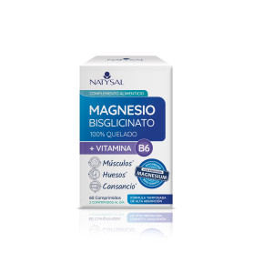 Magnesio Bisglicinato 100% Quelado + B6. Natysal