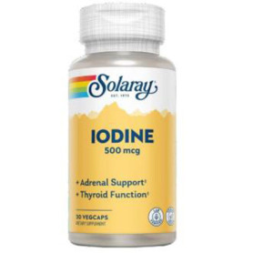 Solaray Iodine 500 mcg. 30 cápsulas vegetales