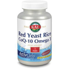 Solaray Kal Red Rice - Q10 - Omega 3 60 perlas