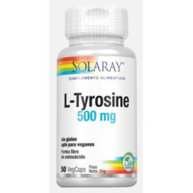 Solaray L-tirosina 500 mg. 50 cápsulas