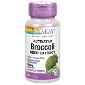 Solaray Activated Broccoli Seed Extract 350 mg. 30 cápsulas