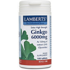 Ginkgo Biloba 6.000mg 180 tabs.